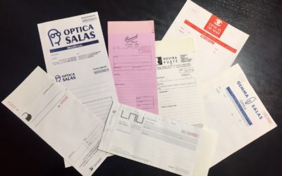 Sobres de reparación para joyería, óptica y fotografía.
